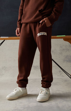 Brown Jogger Sweatpants image number 3