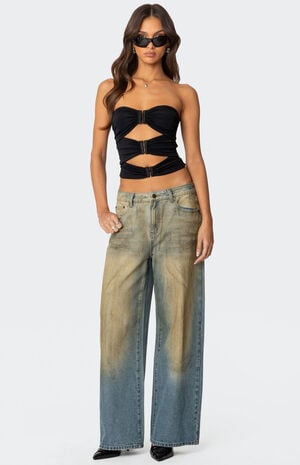 Ariella Cut Out Strapless Top image number 2