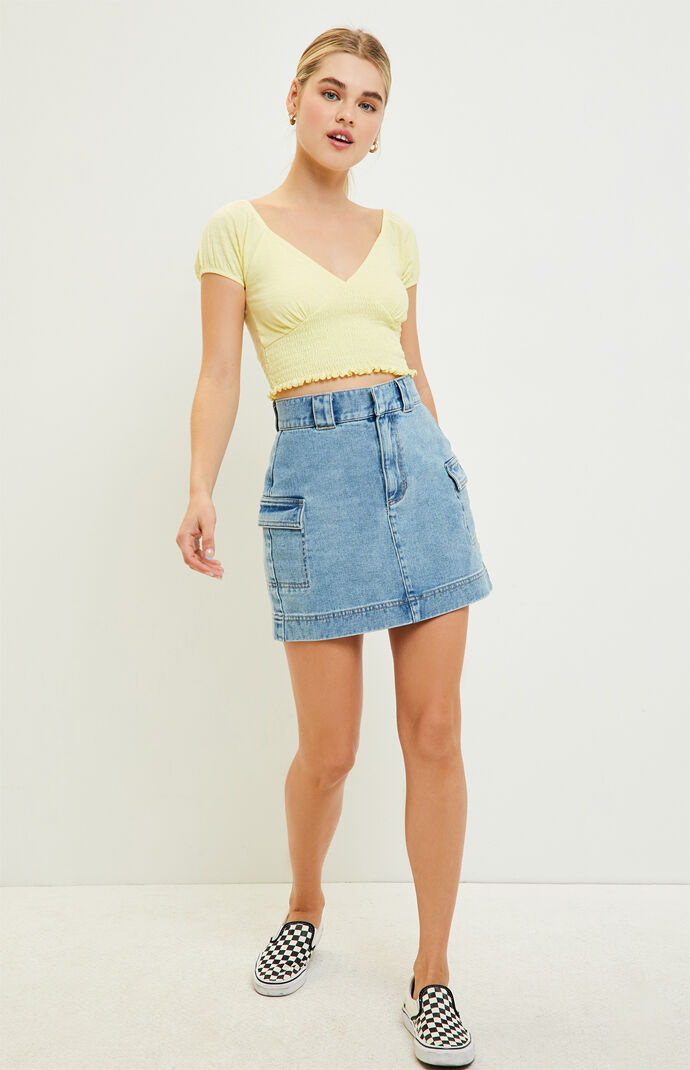 Smocked T-Shirt