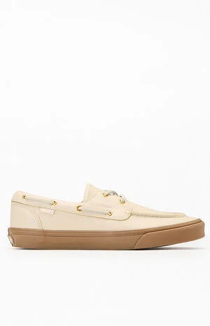 Tan 2-Eyelet Boat Shoes image number 1