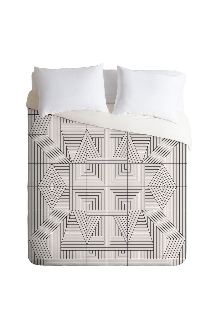 Line Mandala Duvet Set