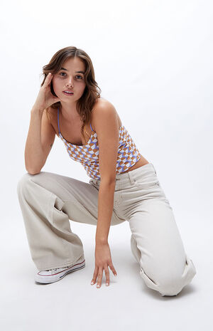 Eco Bone Low Rise Baggy Jeans image number 4