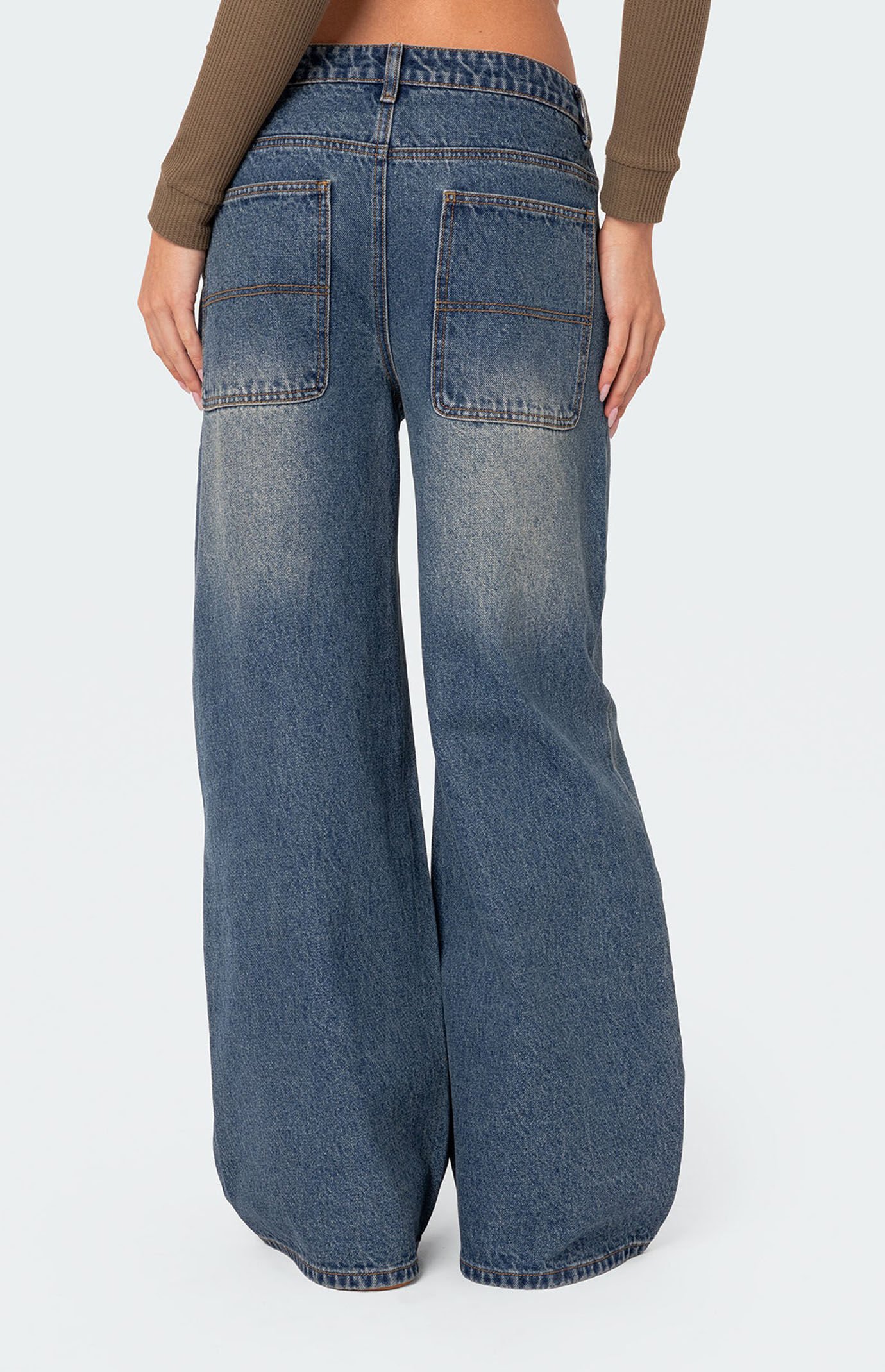 Edikted Super Baggy Wide Leg Jeans | PacSun