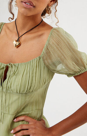 Short Sleeve Bustier Mini Dress image number 3