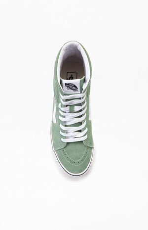 Green UA Sk8-HI Shoes image number 5