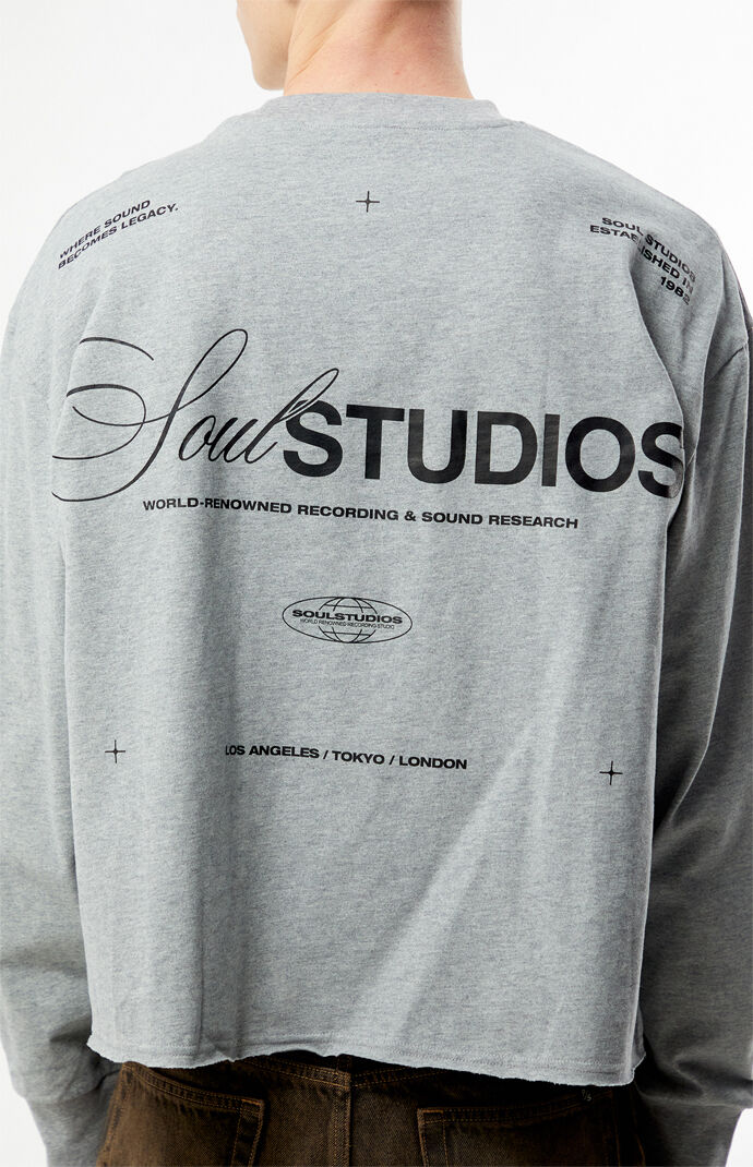 Pacsun Soul Studios Cropped Long Sleeve T-Shirt