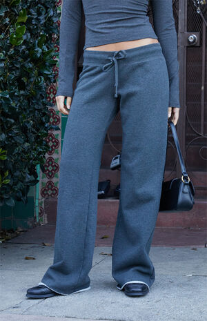 Gray Hilary Yoga Baggy Sweatpants image number 2