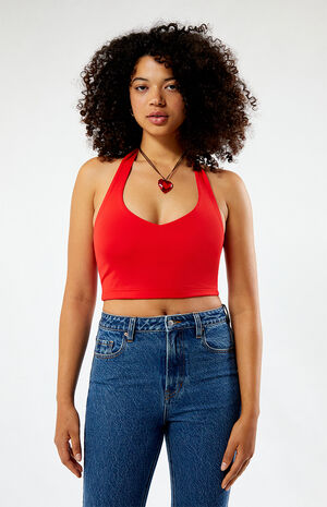 Avanie Seamless Halter Top image number 3