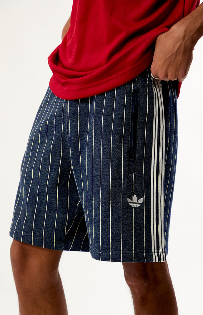 adidas Pinstripe Logo Shorts | Pacsun