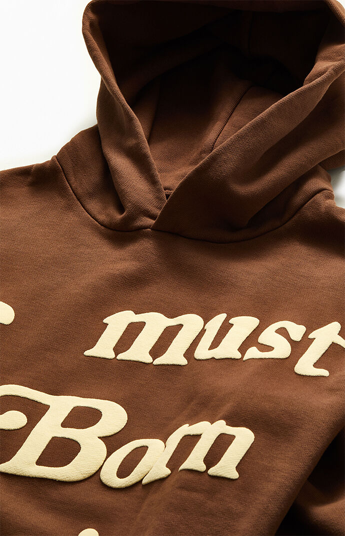 Cactus Plant Flea Market Born Again Hooded Sweatshirt Brown