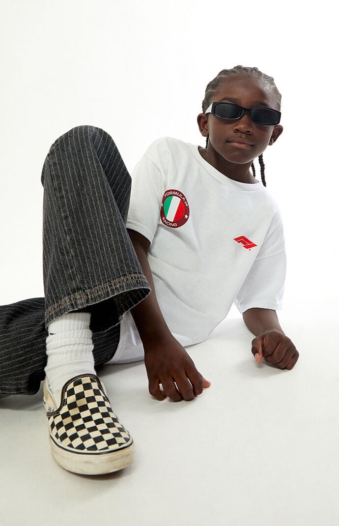 Formula 1 F1 X Pacsun Kids Super Club T-shirt In White