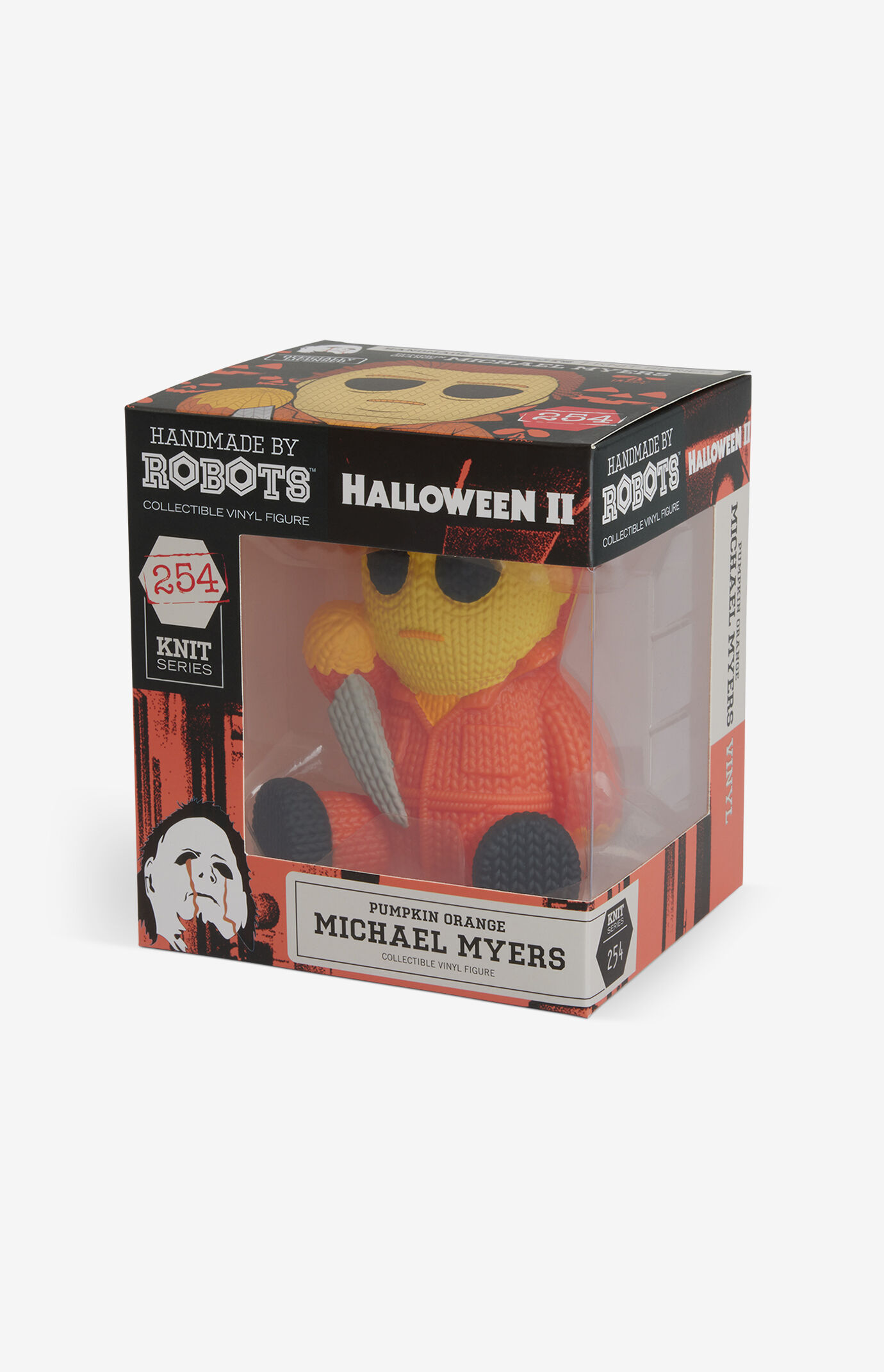 Halloween II Pumpkin Orange Michael Myers 254 Knit Series Vinyl Figure