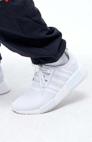 Women's Triple White NMD Sneakers Women's Triple White NMD Sneakers image number null