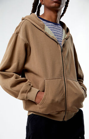 Vintage Wash Full Zip Hoodie image number 2