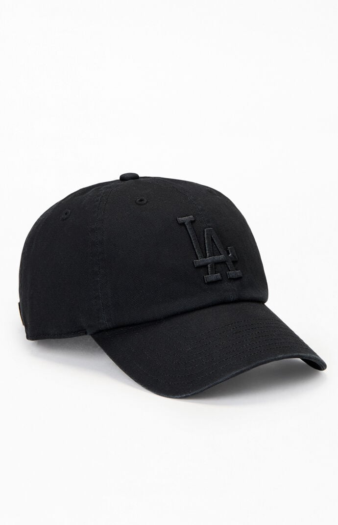 47 Brand Black LA Dodgers Clean Dad Hat