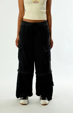 Mid Rise 2-In-1 Cargo Jeans image number 3