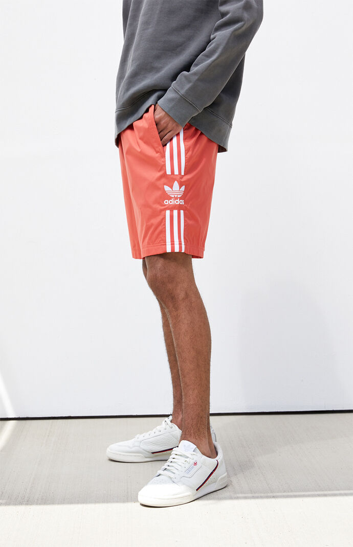 Coral Lock Up Track Shorts