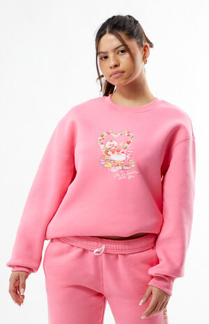 Care Bears x Strawberry Shortcake Life Is Sweet Crew Neck Sweatshirt image number 1