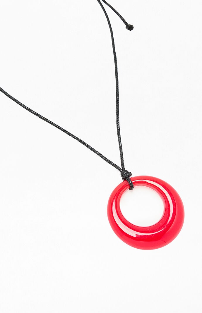 John Galt Red Rope Necklace