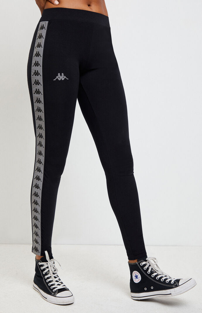 black kappa leggings