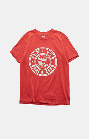 80s Fun Sun Beach Club Graphic T-Shirt image number 1