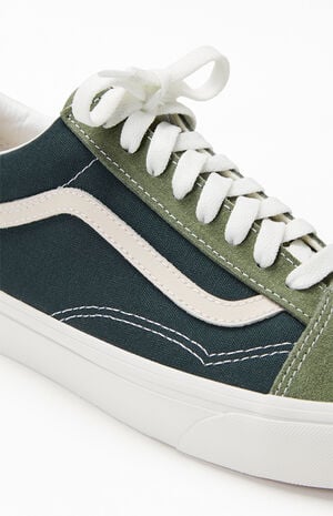 Tri-Tone Green Old Skool Shoes image number 6