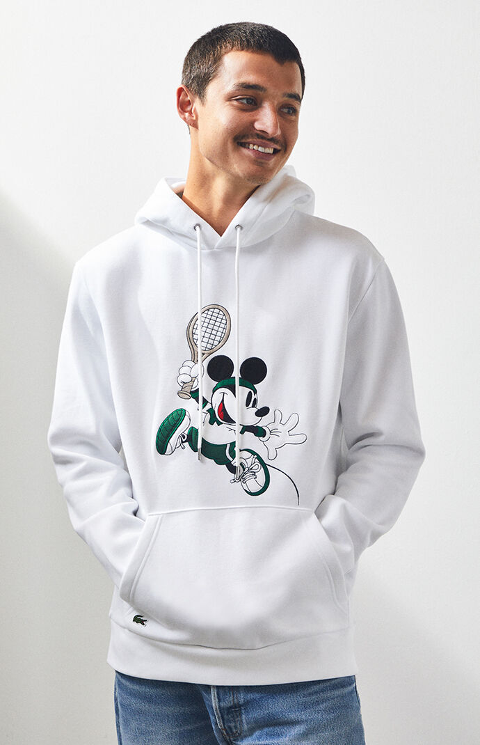 mickey mouse with tennis racket hoodie