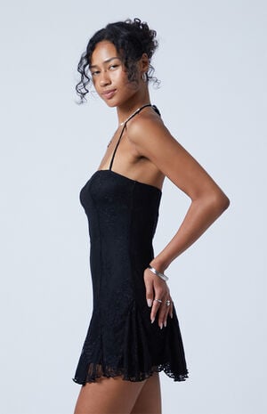 Indy Floral Lace Mini Dress image number 4