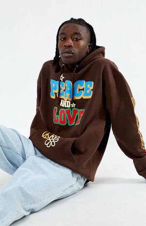 Peace & Love Hoodie image number 1
