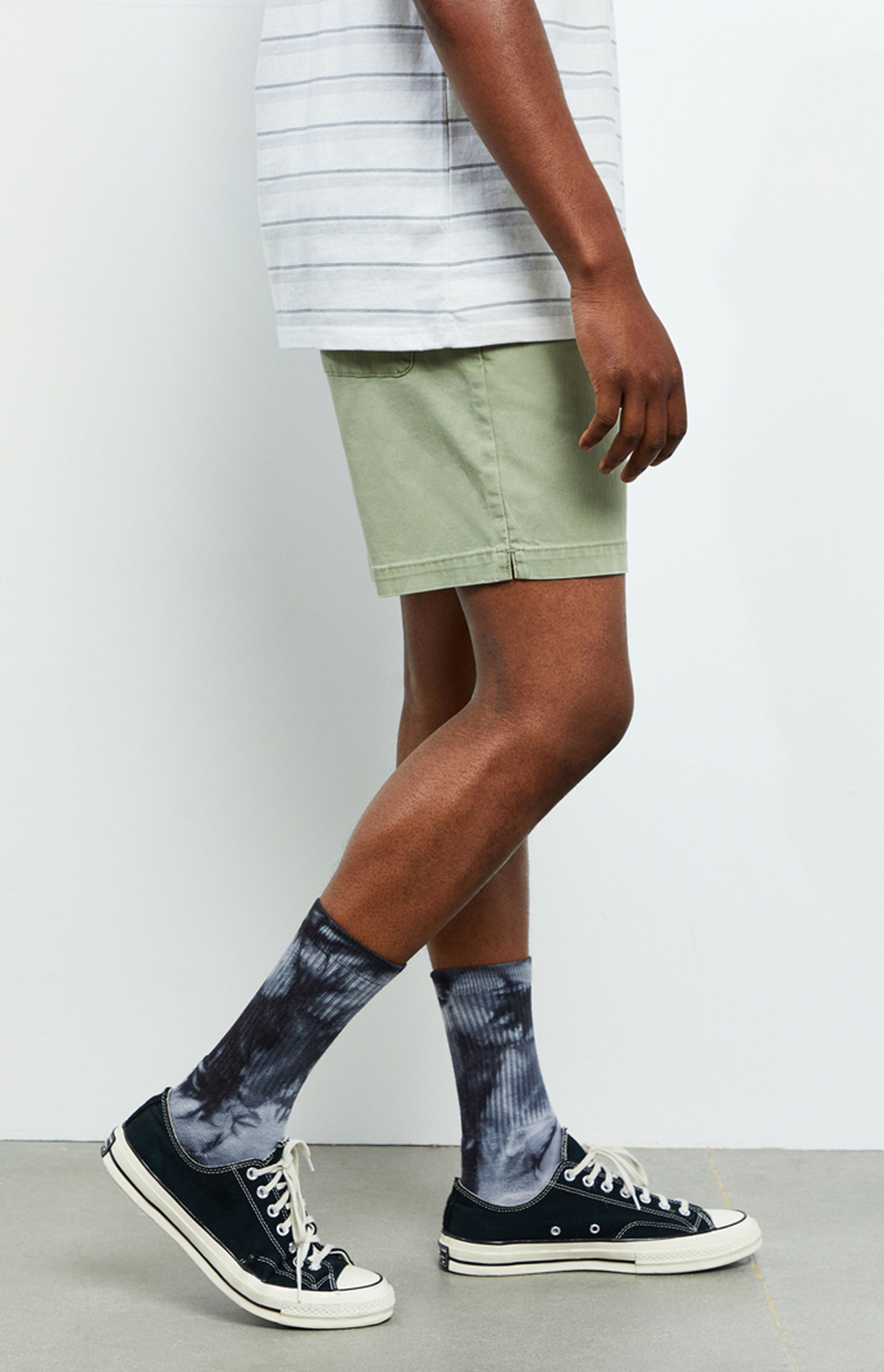 PacSun Stretch Twill Volley Shorts PacSun