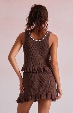 Lilliana Crochet Mini Skirt image number 3