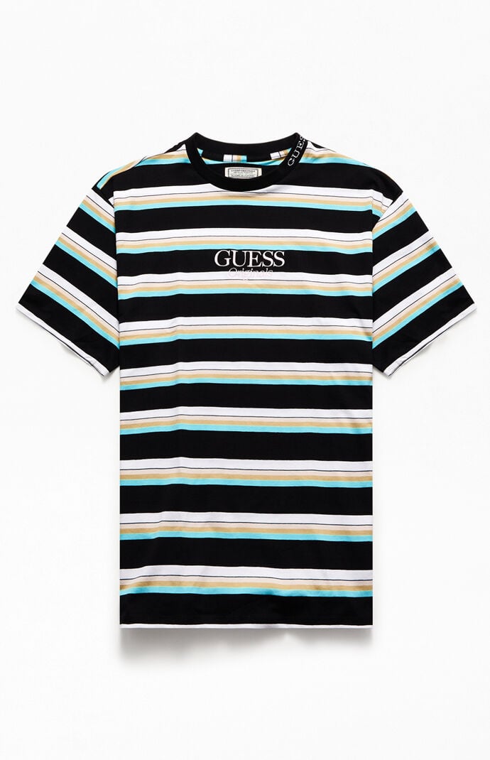 Striped guess shirt mens online