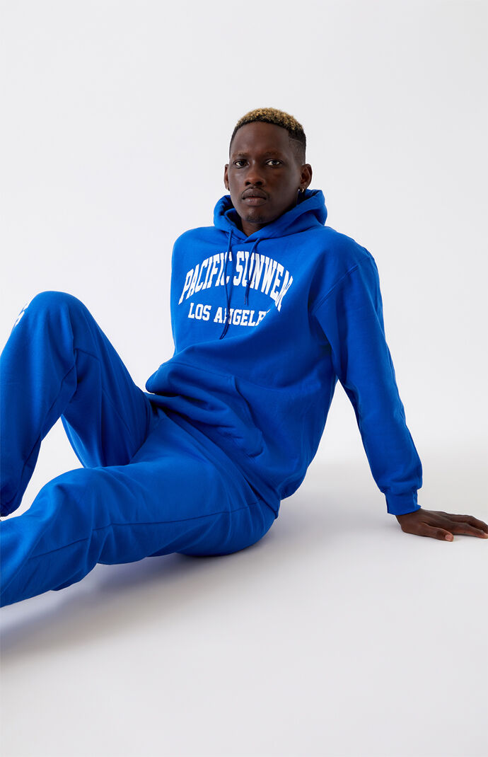 Blue LA Graphic Hoodie