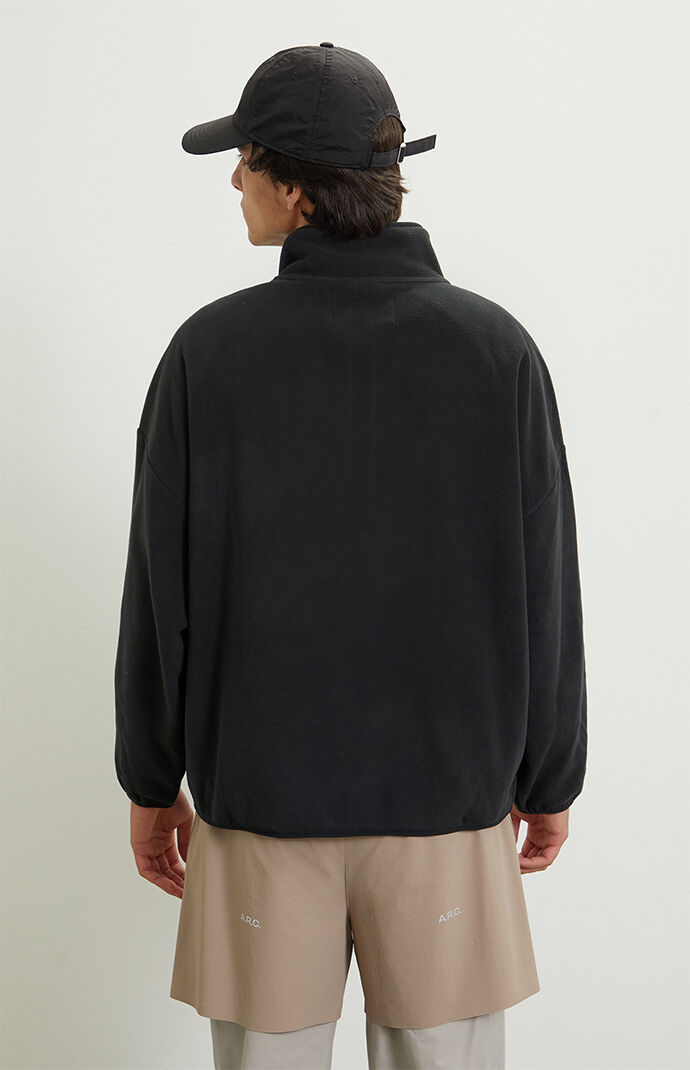 A.R.C. Black Half Zip Oversized Pullover Sweatshirt | PacSun A.R.C. Black Half Zip Oversized Pullover Sweatshirt | PacSun