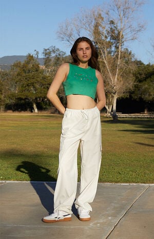 By PacSun Cutoff Cropped Tank Top image number 4