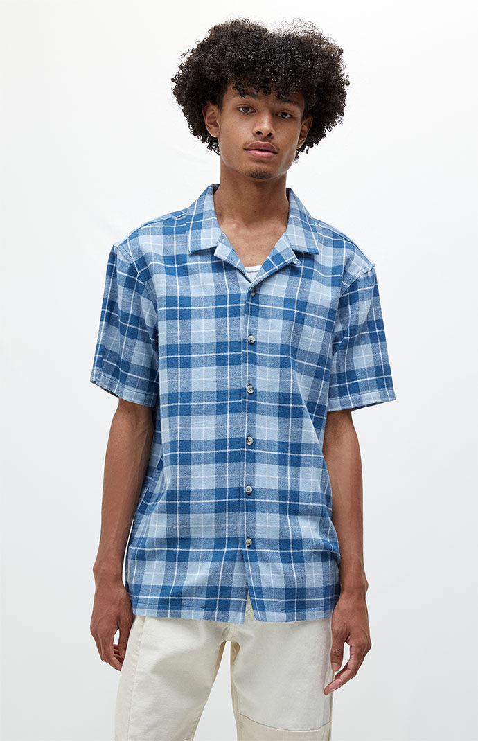 PacSun Recycled Breeze Plaid Camp Shirt PacSun