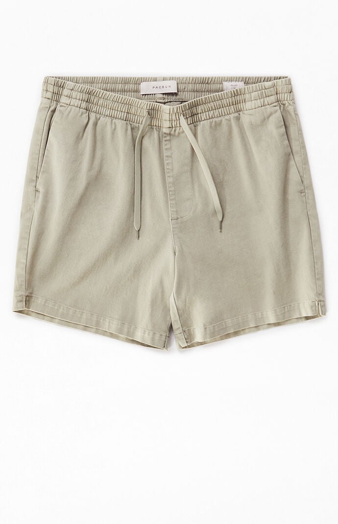 試着のみTime Inc. TPW Shorts 02 / Loose Lサイズ Pacsun Green Twill Volley Shorts | PacSun