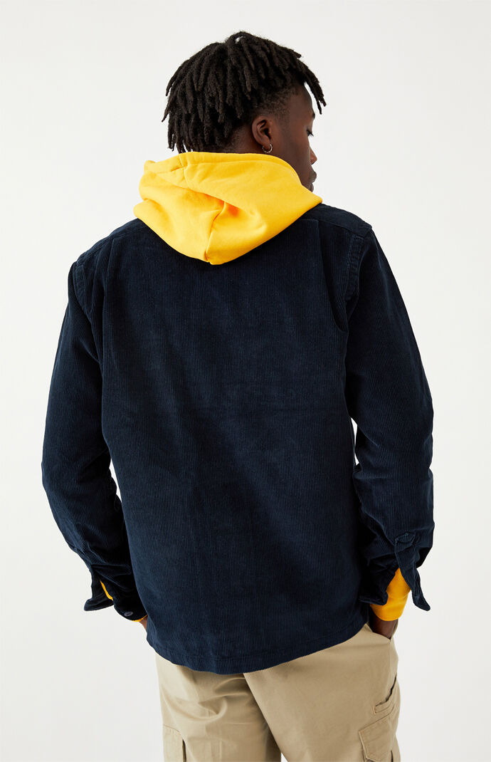 Corduroy Long Sleeve Button Up Shirt