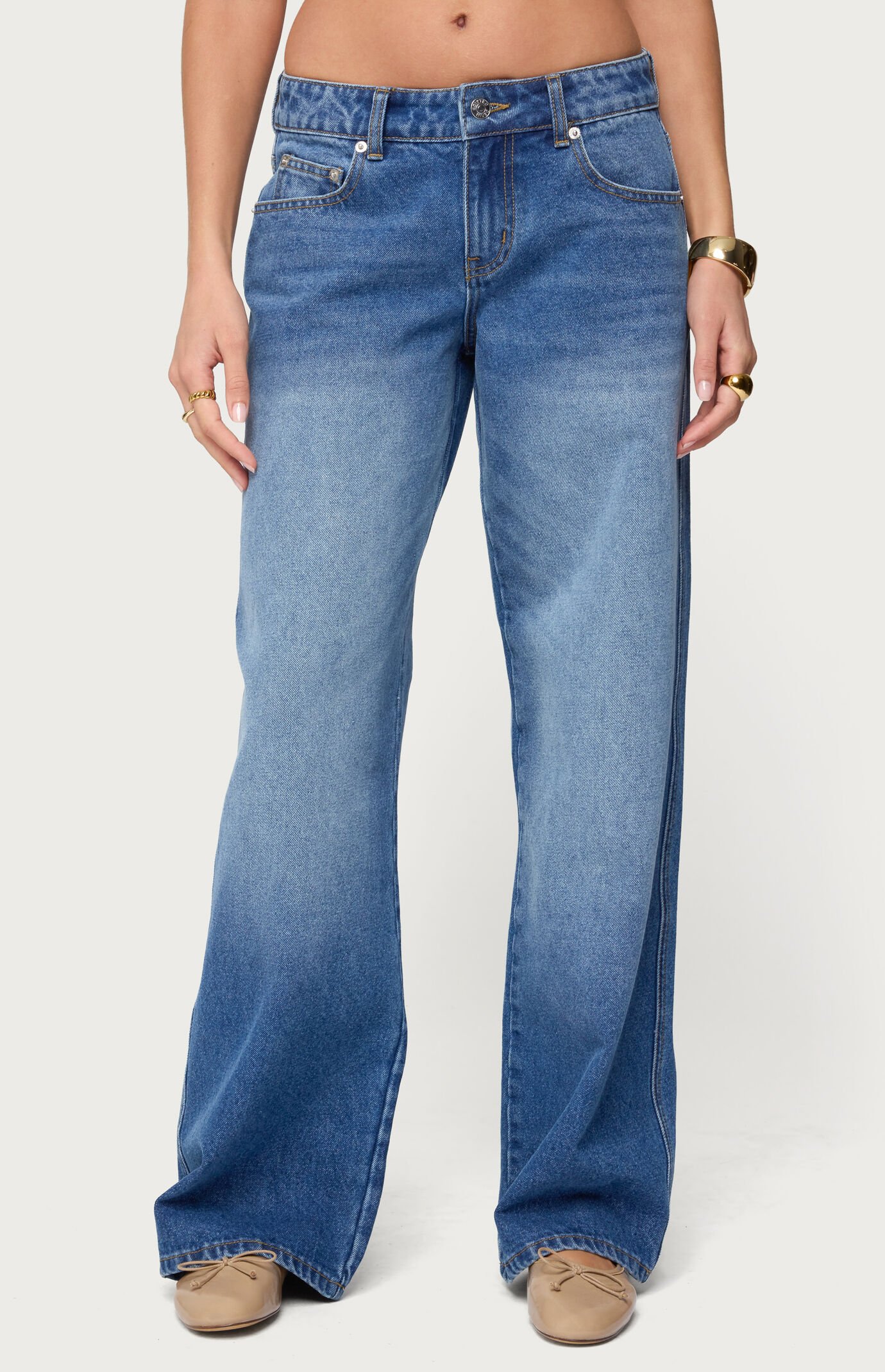 Edikted Lauryn Low Rise Baggy Jeans