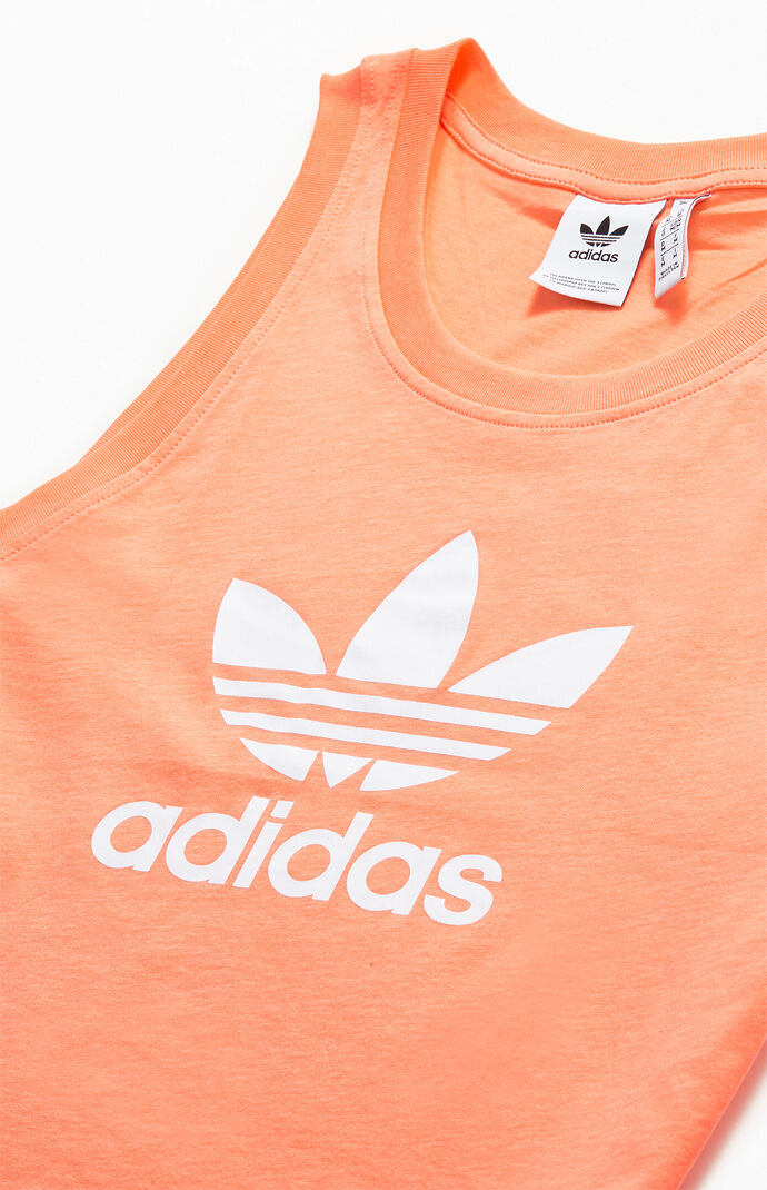 Coral Trefoil Tank Top