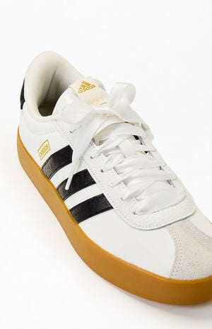 Women's White Leather VL Court 3.0 Sneakers image number 6