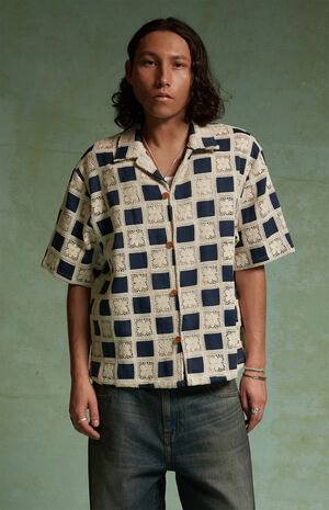 by Pacsun Checkered Yucca Camp Shirt image number 3