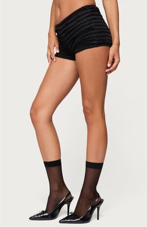 Tauri Ruffled Micro Shorts image number 2