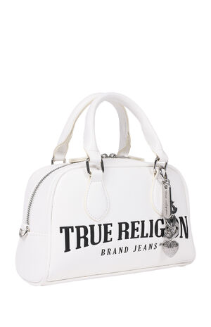 White Bombe Logo Satchel image number 2