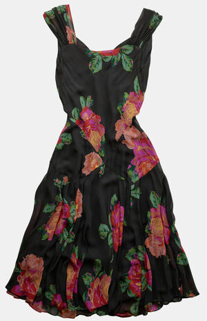 2000s Floral Midi Dress image number 2