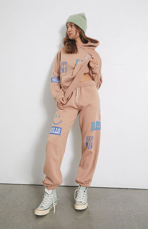 Brown Collegiate Mind Sweatpants image number 1