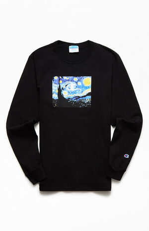 Starry Night Long Sleeve T-Shirt Starry Night Long Sleeve T-Shirt image number null
