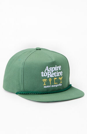 Aspire To Retire Snapback Hat image number 1