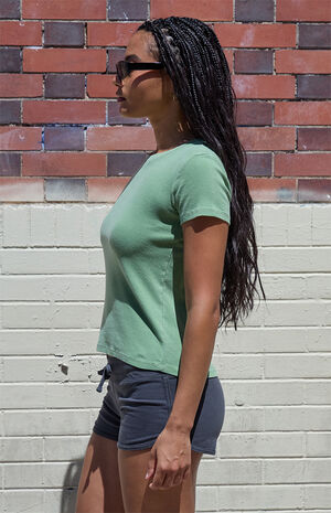 Green Loreen Short Sleeve Top image number 2