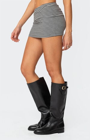 Leana Striped Mini Skirt image number 3